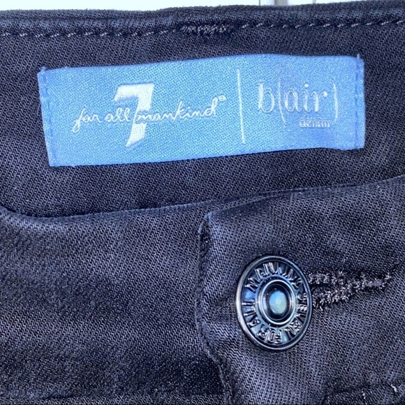 7 FAMK Black High Waist Skinny Ankle Jeans Red Velvet Piping On Sides Sz 27 Y2K - Picture 7 of 15